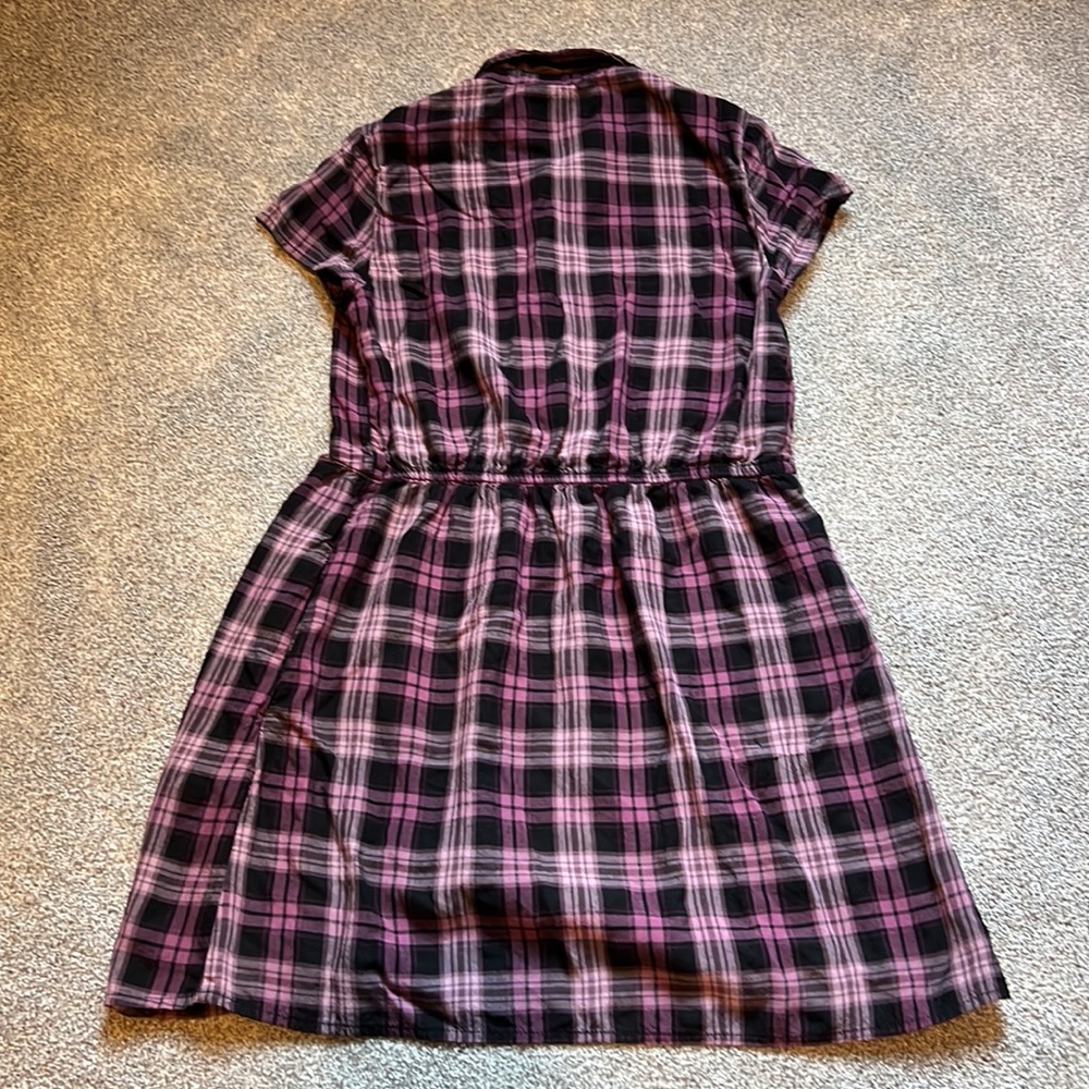 Abercrombie kids plaid dress size 11/12 - Picture 2 of 3